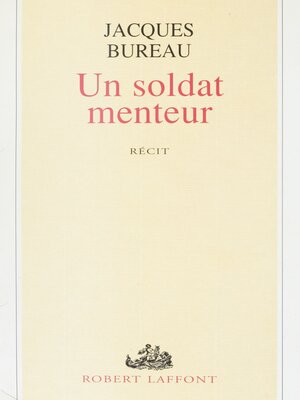 cover image of Un soldat menteur